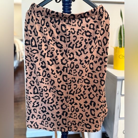 Tickled Teal Animal Print Drawstring Skirt, Size 1X - Picture 7 of 7